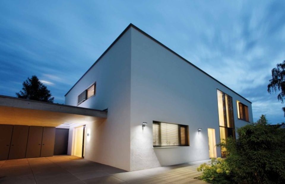 Aussenbeleuchtung bei Elektro Blum in Heßdorf
